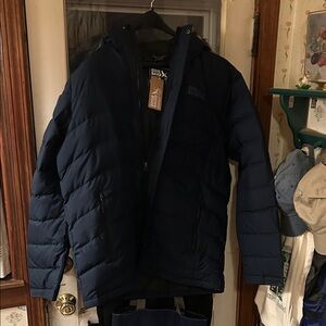 Eddie Bauer Men's Navy Boundary Pass parka NWT men’s XL